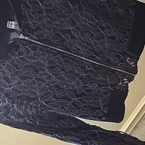 ❄️Q2🔹️Beautiful Navy Lace Jacket